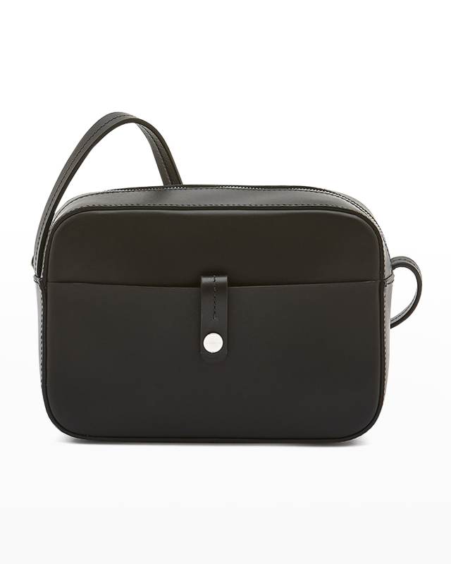 Tondina Leather Camera Crossbody Bag